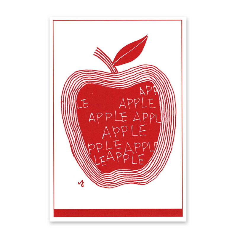 ポストカード5枚セット - りんごのリズム