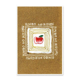 ポストカード5枚セット - りんごのリズム